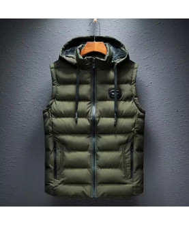 Cotton-Padded Men's Vest