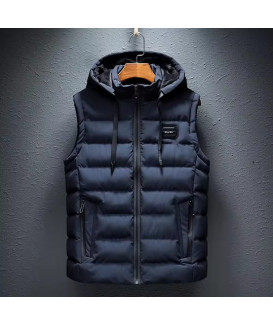 Cotton-Padded Men's Vest