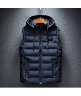 Cotton-Padded Men's Vest