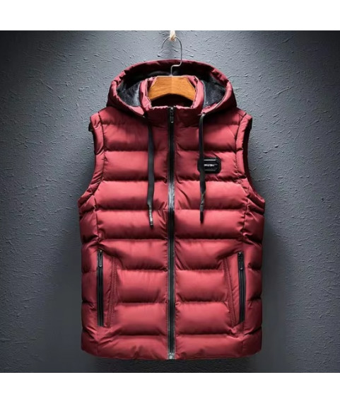Cotton-Padded Men's Vest
