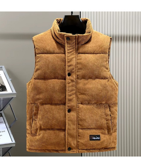 Autumn and Winter Cotton Vest Thickened Thermal Vest Coat
